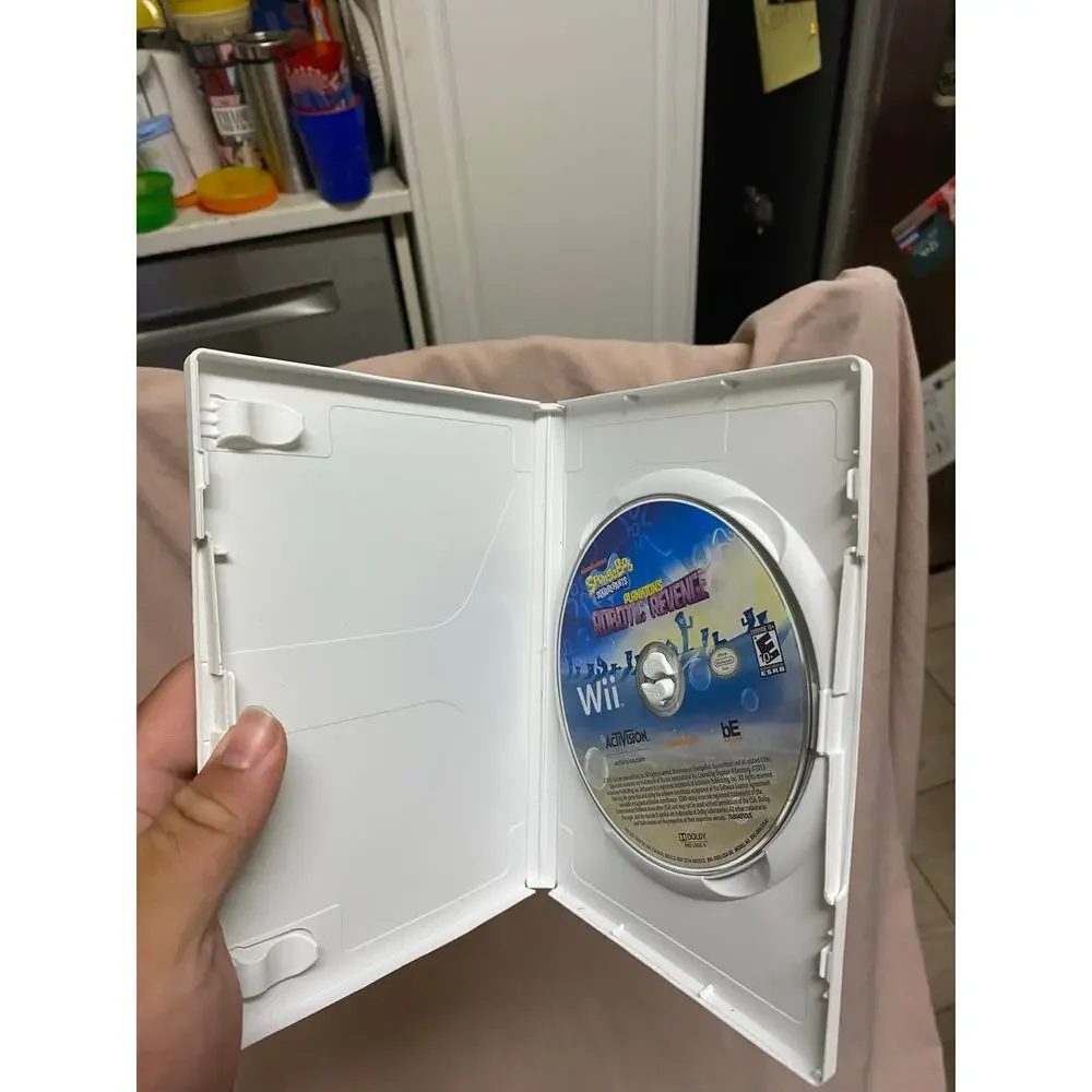 SpongeBob Square Pants Plankton's Robotic Revenge Wii Game Only No Manual